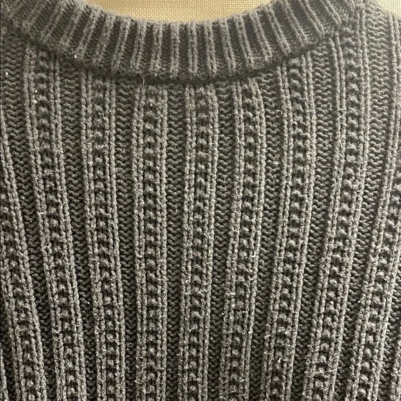Universal Thread Black Ribbed Sweater - Picture 2 of 3